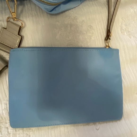 Anne Klein Melissa Weekender Travel Duffle Bag w/ Wristlet & Crossbody Strap VGC - Picture 12 of 16